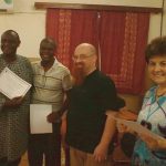 Consegna del diploma a Guy